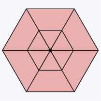 Icon showing a solid color umbrella