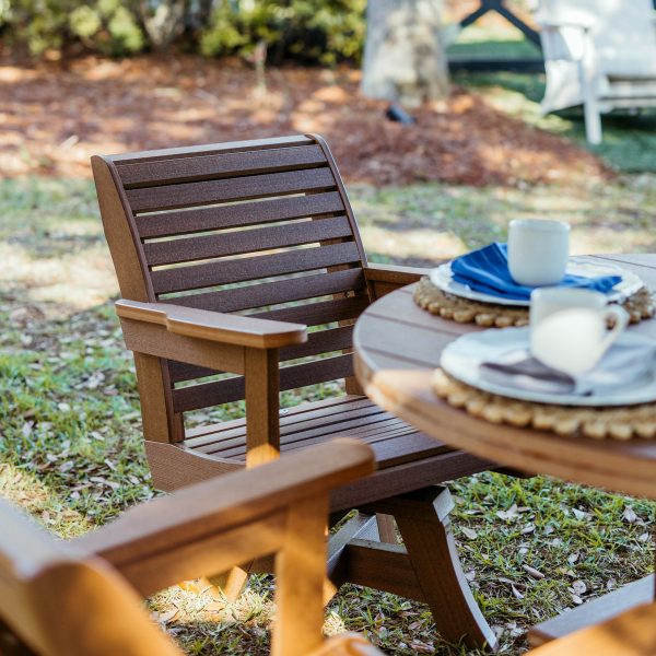 Low Tide Outdoor Lounge Table Set built for outdoor patio event. 